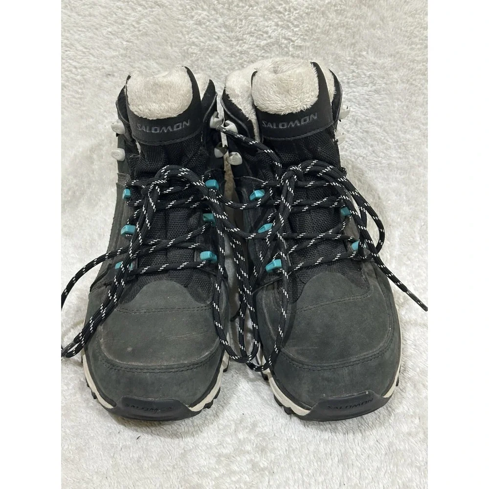 Salomon‎ Rodeo Lined Winter Hiking Boots Women's Size 8 Black